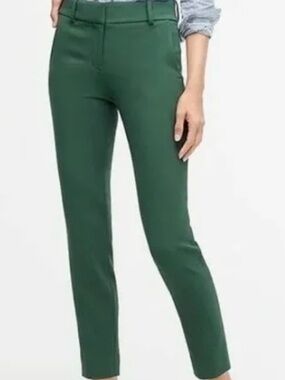 J. Crew Forest Green Slim Ankle Pants